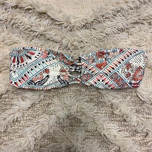 billabong bandeau bikini top!